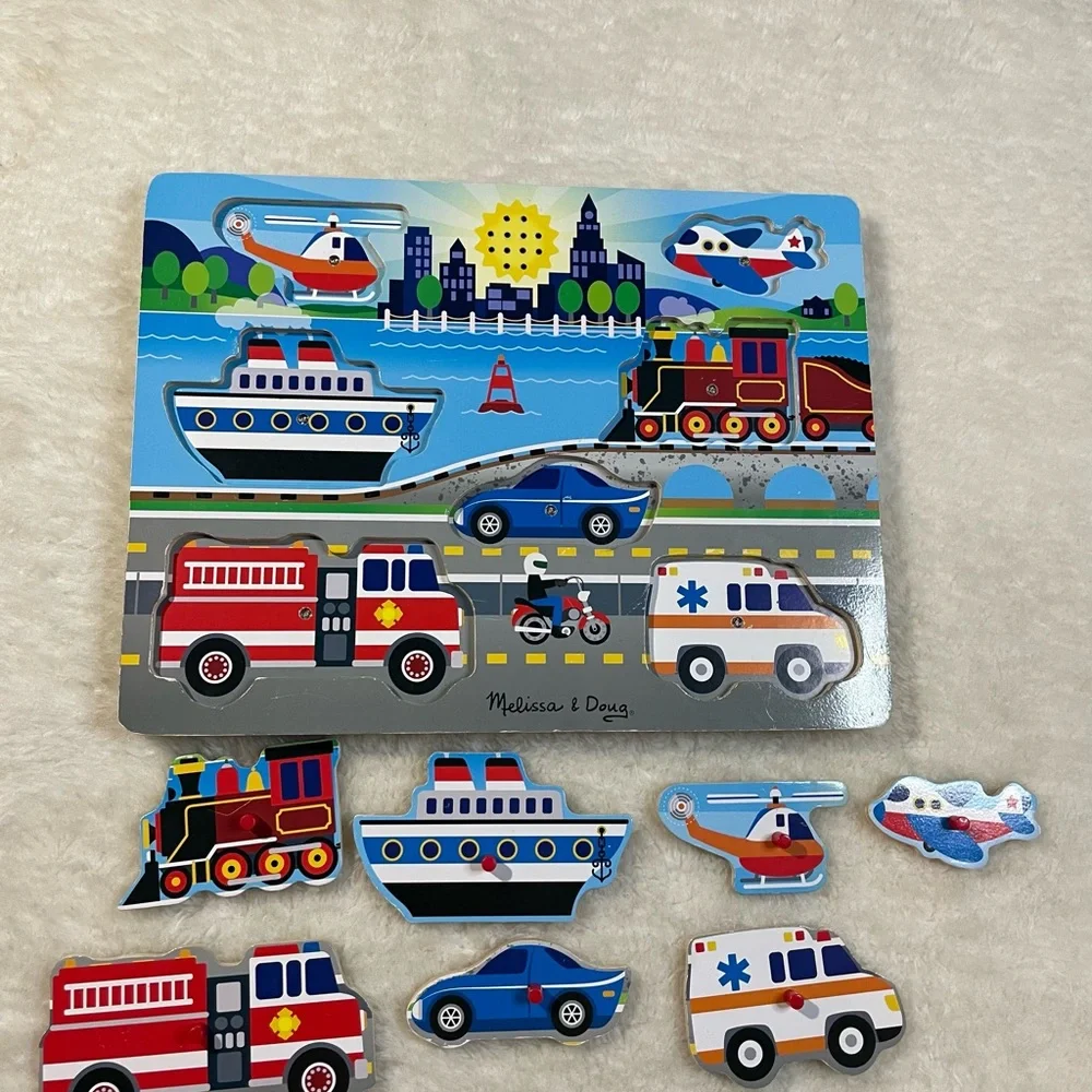 On The Move Vehicles Sound Puzzle